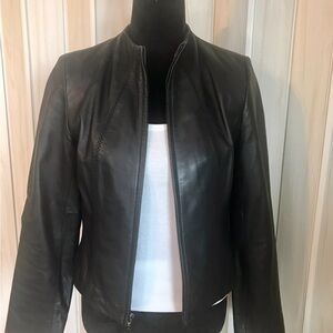 Siena Studio Black Leather Jacket